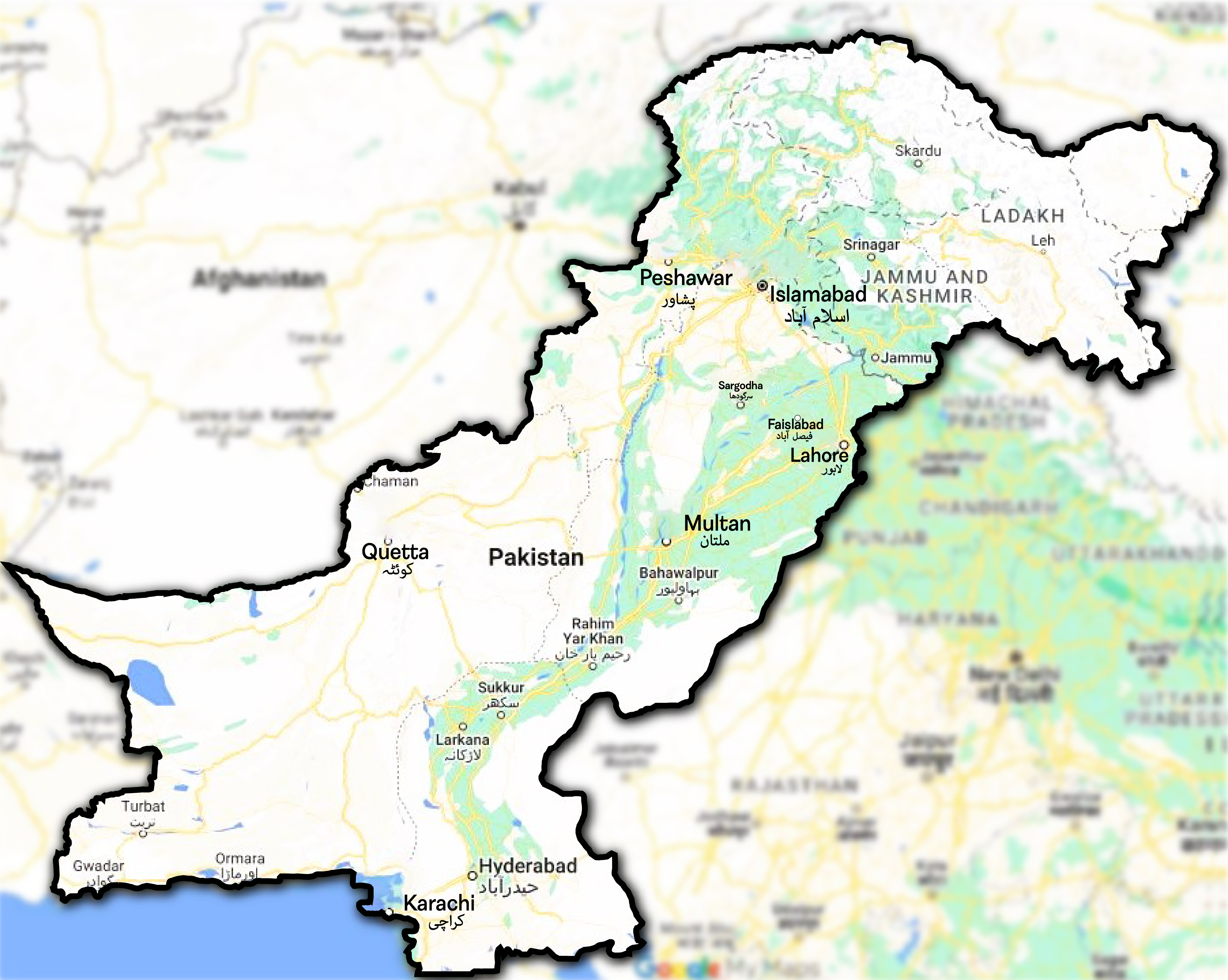 Pakistan Map